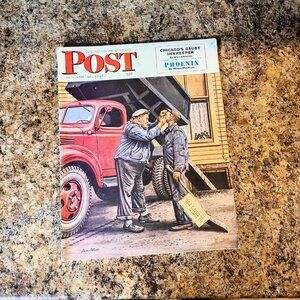 1947 The Saturday Evening Post, Full Magazine, October 18th 1947, Speck Of Coal